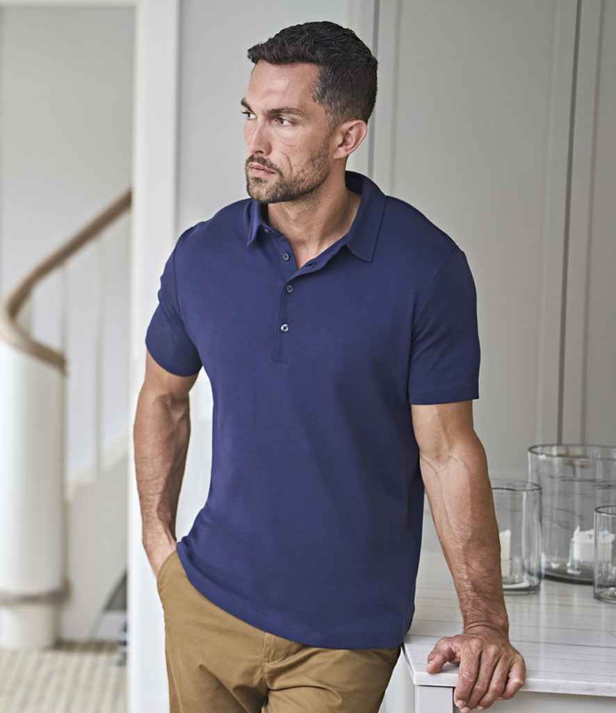 Tee Jays Pima Cotton Interlock Polo Shirt - PenCarrie